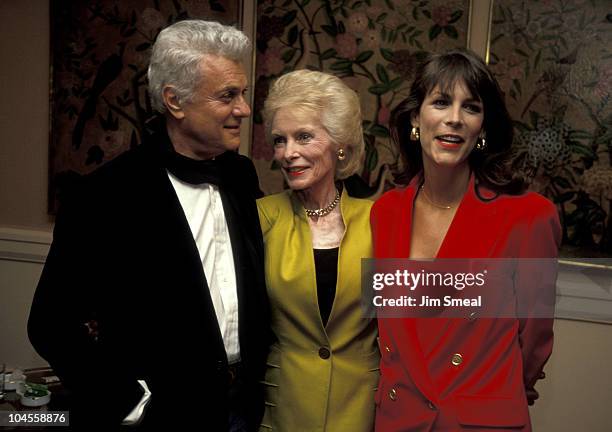 Tony Curtis, Janet Leigh, and Jamie Lee Curtis