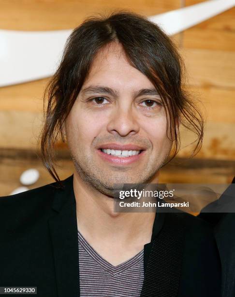 Luis Maldonado of the Train visits Music Choice on October 4, 2018 in New York, United States.