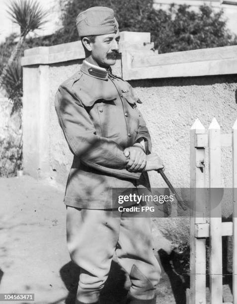 Colonel Neville Chamberlain in full uniform circa 1920.