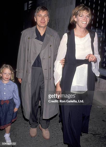 Actress Kelly McGillis, husband Fred Tillman, and daughter Kelsey Tillman attend the "Getting Even with Dad" New York City Premiere on May 15, 1994...