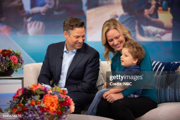 Richard and Mary Engel, with son Henry on Wednesday, October 3, 2018 --