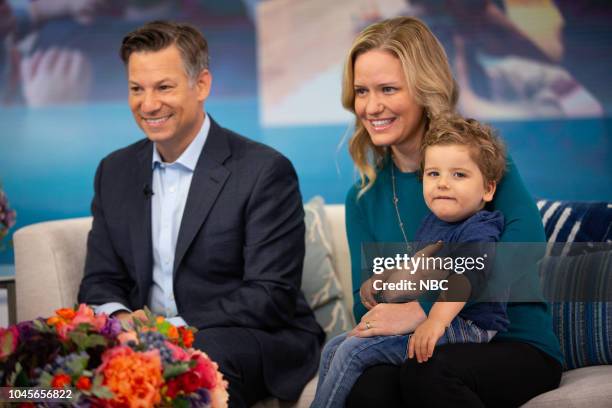 Richard and Mary Engel, with son Henry on Wednesday, October 3, 2018 --