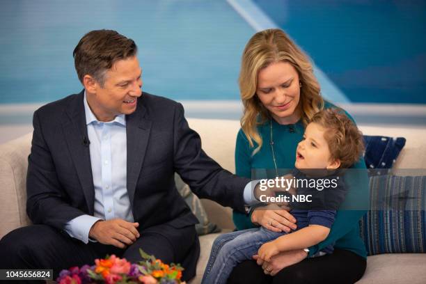 Richard and Mary Engel, with son Henry on Wednesday, October 3, 2018 --