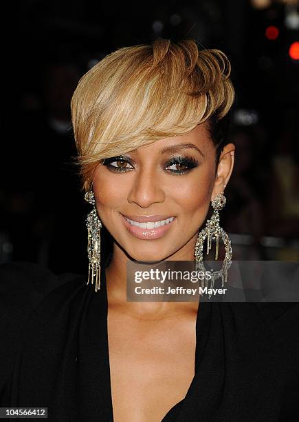 Actress/singer Keri Hilson arrives at the "Takers" Los Angeles Premiere at the ArcLight Cinemas on August 4, 2010 in Hollywood, California.