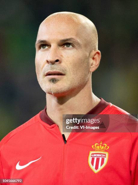 Andrea Raggi of AS Monaco during the UEFA Champions League group A match between Borussia Dortmund and AS Monaco at the Signal Iduna Park stadium on...