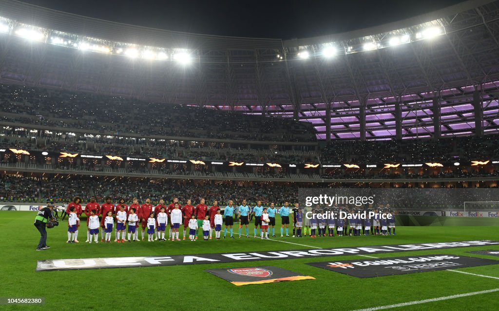 Qarabag FK v Arsenal - UEFA Europa League - Group E