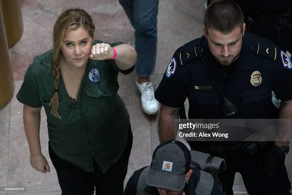 Activists Rally Against Brett Kavanaugh Nomination In Washington DC