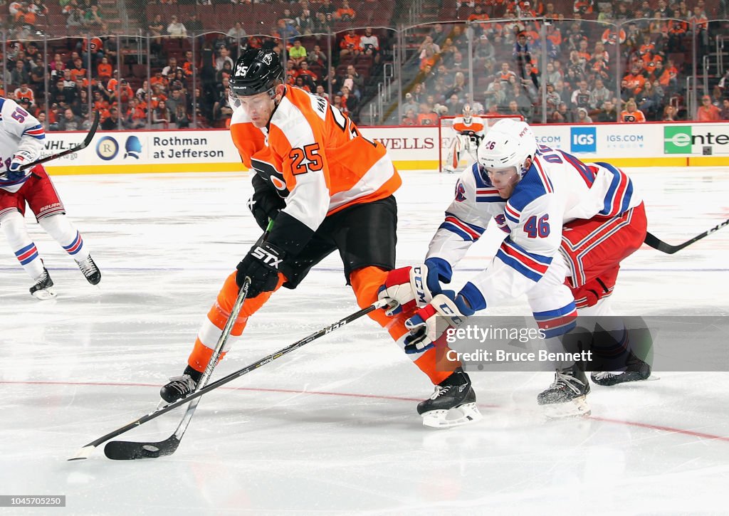 New York Rangers v Philadelphia Flyers