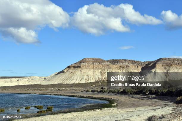 General view of Cerro Avanzado on September 19, 2018 in Puerto Madryn, Argentina.