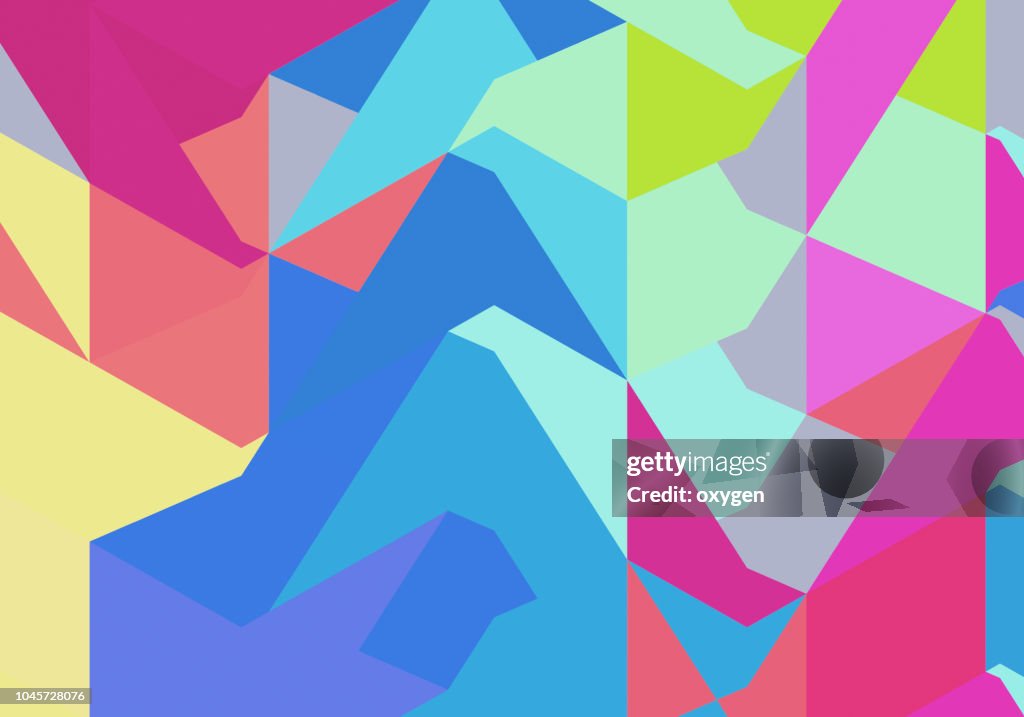 Abstract colorful geometric pattern