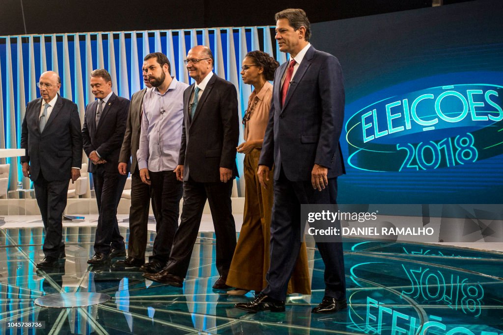 BRAZIL-ELECTION-CANDIDATES-DEBATE