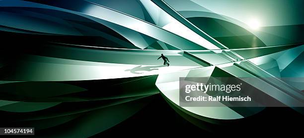 Man Run Abstract Line 1,547 Man Running Cgi Stock Photos, High-Res Pictures, and Images ...