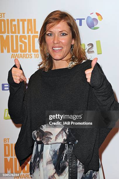 Cerys Mattews attends the 'BT Digital Music Awards' at The Roundhouse on September 30, 2010 in London, England.