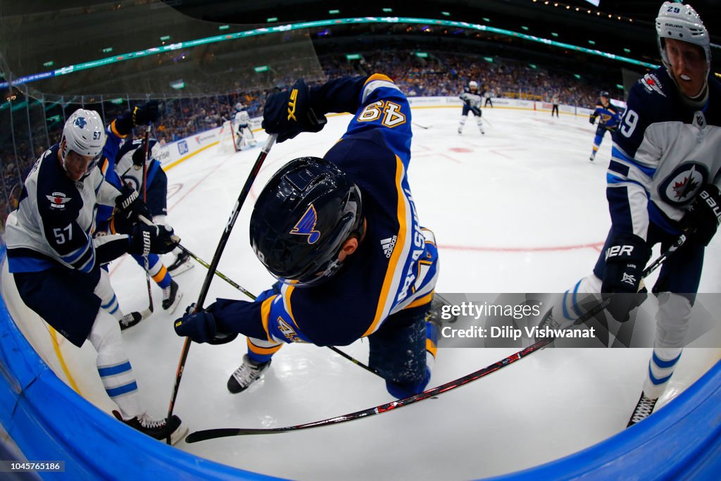 Winnipeg Jets v St. Louis Blues