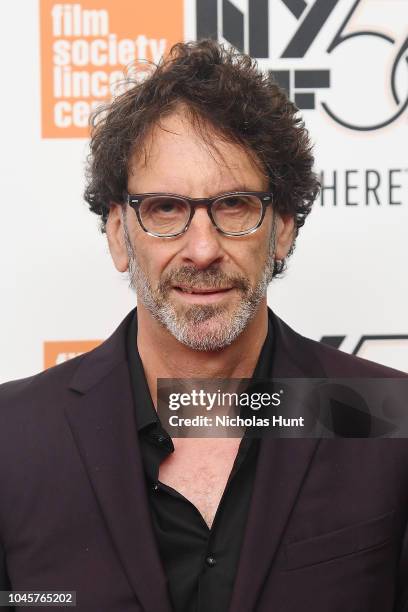 Director Joel Coen attends the screening of "The Ballad Of Buster Scruggs" during the 56th New York Film Festival at Alice Tully Hall, Lincoln Center...