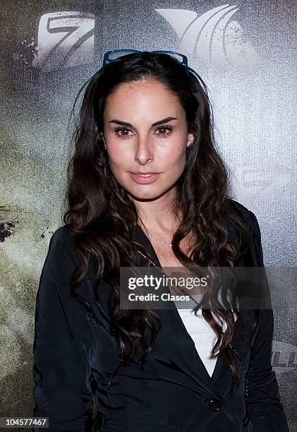 Ana Serradilla attends to the presentation of Drenaje Profundo tv series on September 29, 2010 in Mexico City, Mexico.