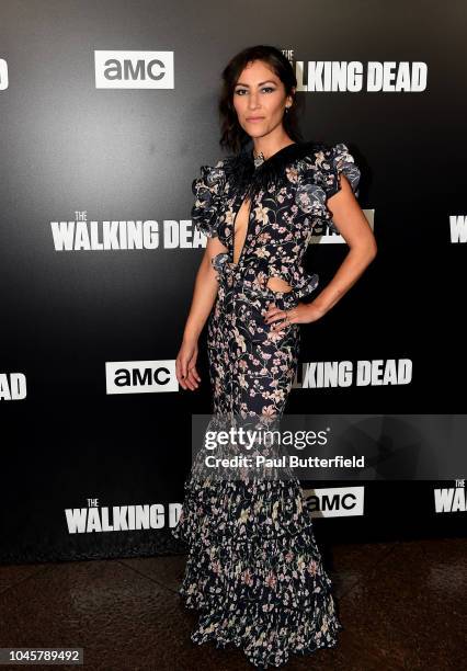 Eleanor Matsuura attends the premiere of AMC's "The Walking Dead" season 9 at DGA Theater on September 27, 2018 in Los Angeles, California.