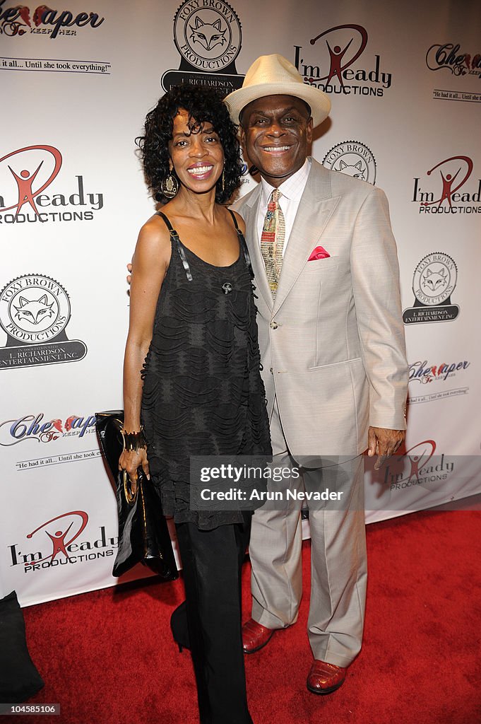 Michael Colyar and wife Brooks appear at the Vivica A. Fox & Brian... News Photo Getty Images