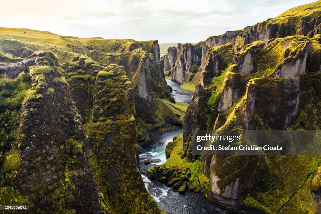 Fjadrargljufur canyon in Iceland