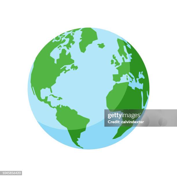 earth globe - hemisphere stock illustrations