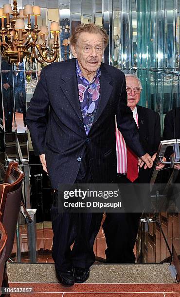 Actor Jerry Stiller attends the Sinatra Family Estates Wine Dinner at Patsy's on September 30, 2010 in New York City.