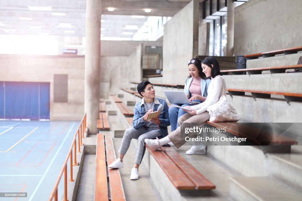 Break Between Class University Students Having A Break Between Classes High-Res Stock Photo ...