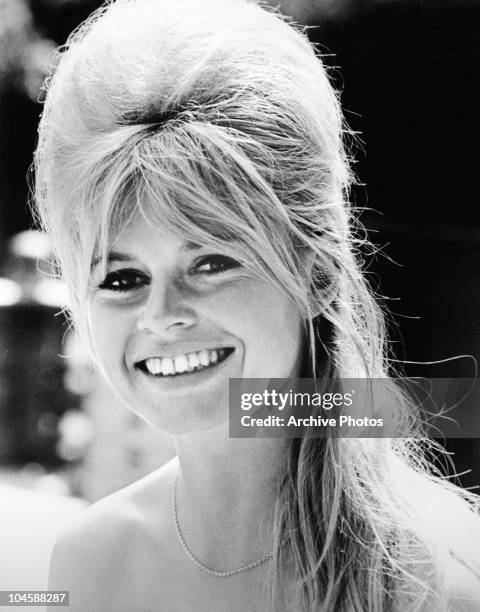 Portrait of French actress Brigitte Bardot, circa 1960s.