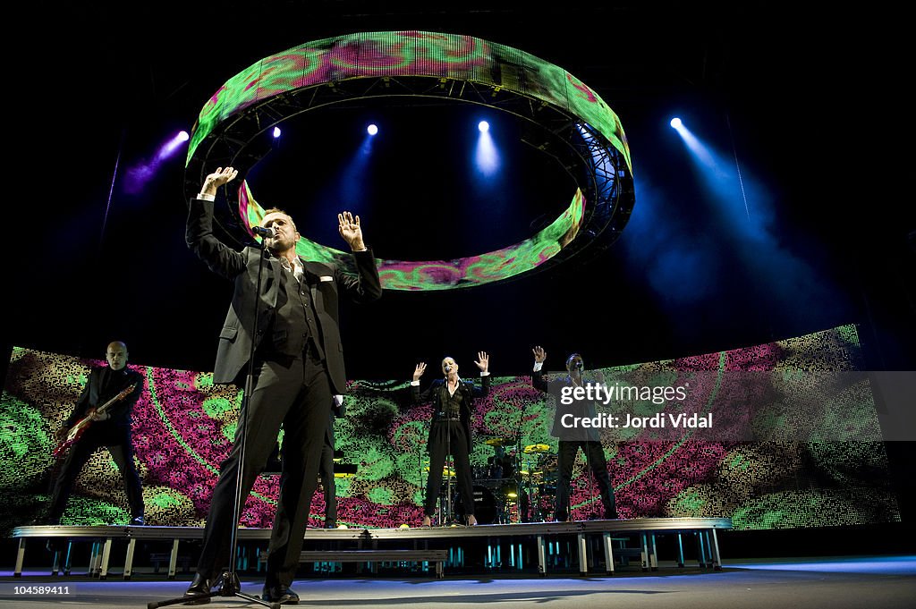 Miguel Bose Performs At Palau Sant Jordi In Barcelona