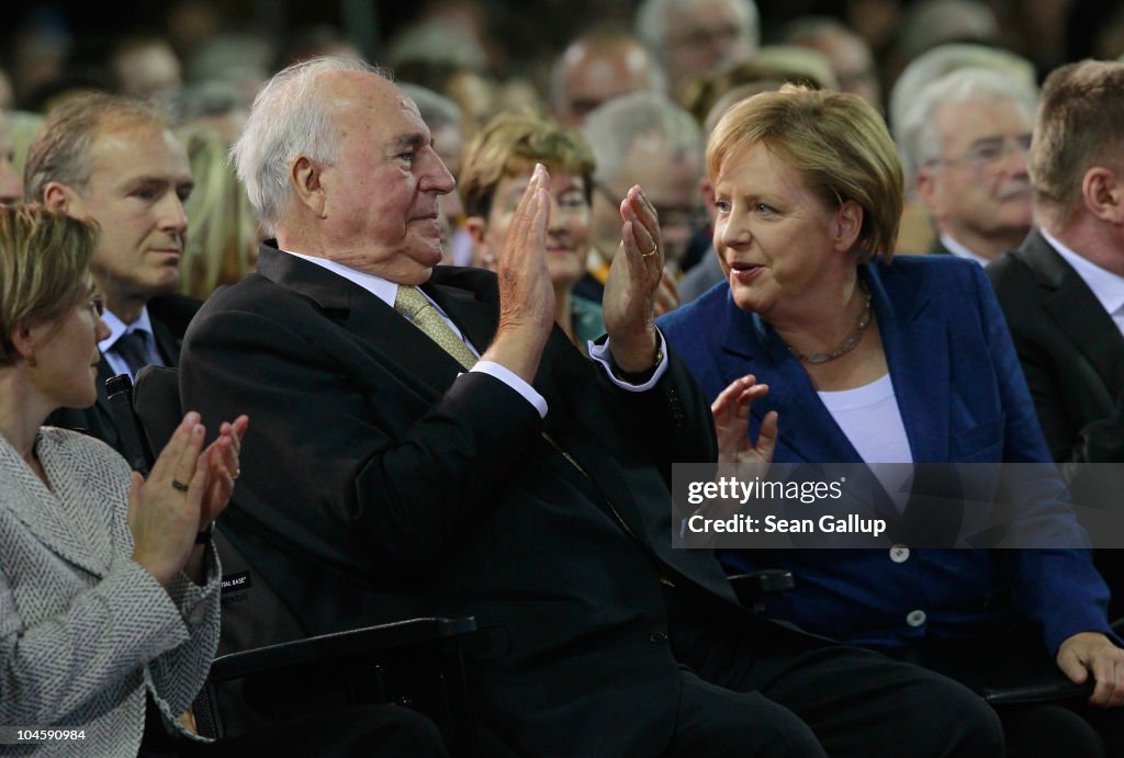 Christian Democrats Celebrate 20 Years Since Reunification Of Germany