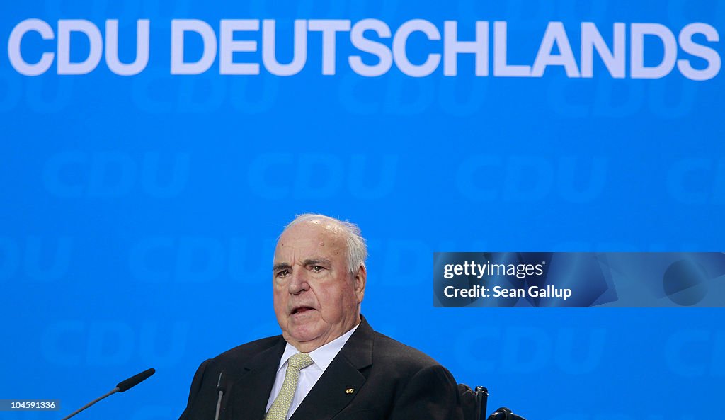 Christian Democrats Celebrate 20 Years Since Reunification Of Germany