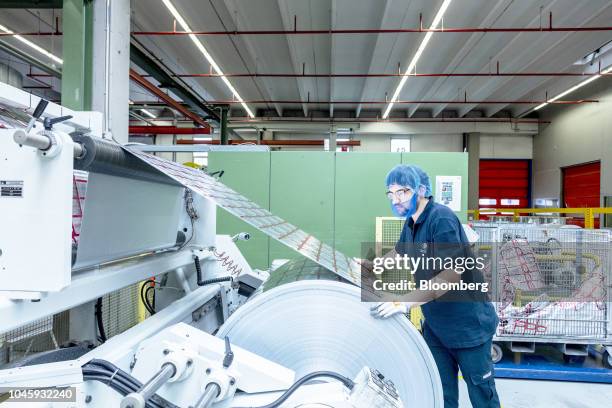 Amcor Label Rack 71 Amcor Packaging Photos & High Res Pictures - Getty Images