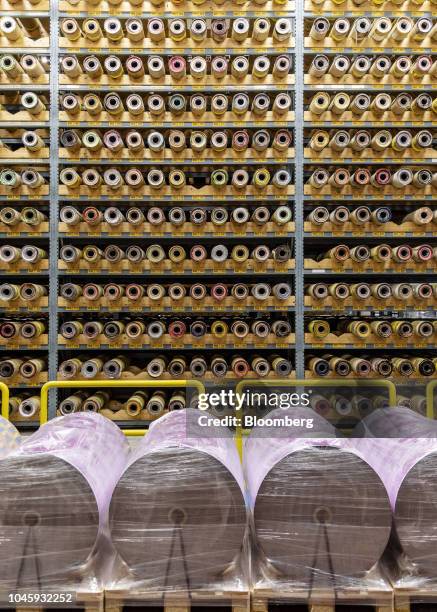 Amcor Label Rack 67 Amcor Packaging Photos & High Res Pictures - Getty Images