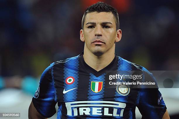 Lucio Inter 681 Lucio Of Inter Milan Stock Photos, High-Res Pictures, and Images ...
