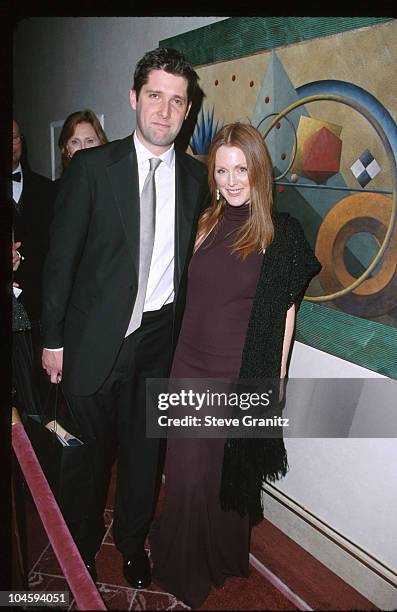 Julianne Moore & Husband during 57th Annual Golden Globe Awards - Dreamworks After Party at Beverly Hilton Hotel in Beverly Hills, California, United...