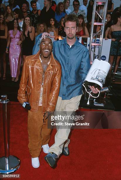 Sisqo & Tom Green during 9th Annual MTV Movie Awards at Sony Studios in Los Angeles, California, United States.
