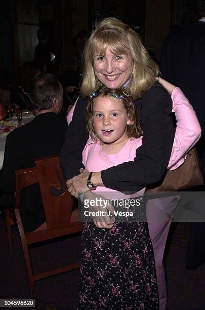 Teri Garr & Daughter during Nancy Ellison's "Barbie Live" Book Release Party at Spago Restaurant in Beverly Hills, California, United States.