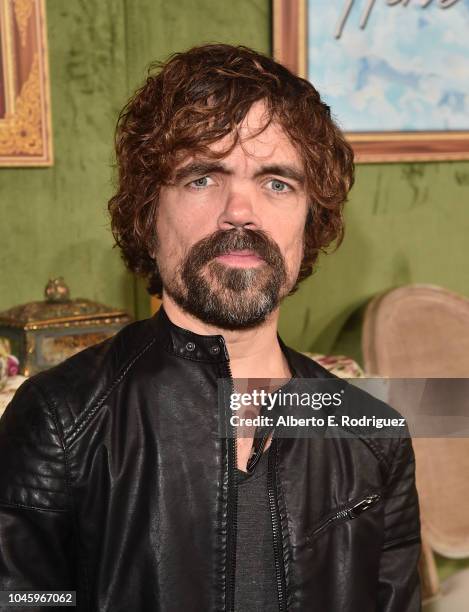 Peter Dinklage attends the premiere of HBO Films' "My Dinner With Herve" at Paramount Studios on October 4, 2018 in Hollywood, California.
