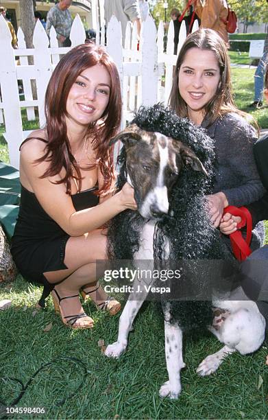 Playboy Playmates Vanessa Gleason, Kelly Monaco, & Howard Stern Look Alike Dog