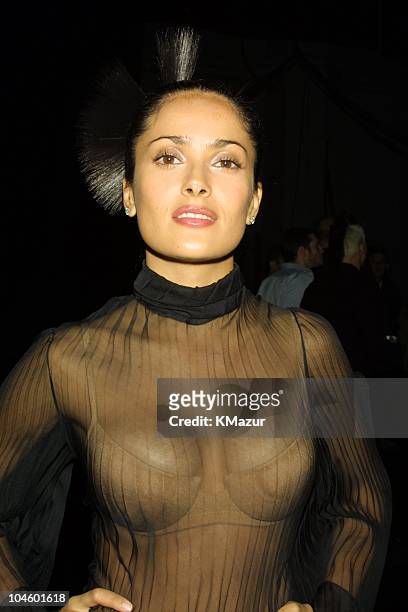 Salma Hayek during The 2000 My VH1 Music Awards at Shrine Auditorium in Los Angeles, California, United States.