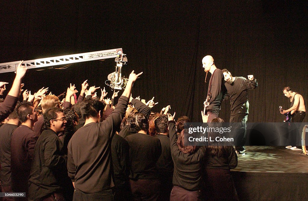 System of a Down "Toxicity" Video Shoot - December 31, 2001
