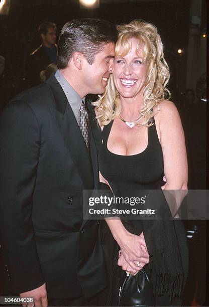 Erin Brockovich-Ellis & Husband during "Erin Brockovich" Premiere at Mann Village Theatre in Westwood, California, United States.