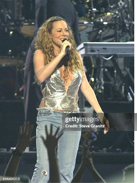 Mariah Carey during Mariah Carey in Concert Opening Night of the US Tour at Staples Center in Los Angeles, California, United States.