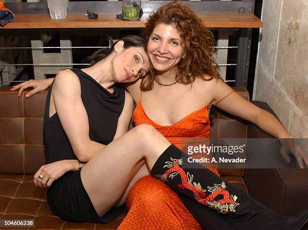 Timilee Romolini and Jenna Mattison during Movieline Magazine and California Artists for Humanity at Nacional in Los Angeles, California, United...