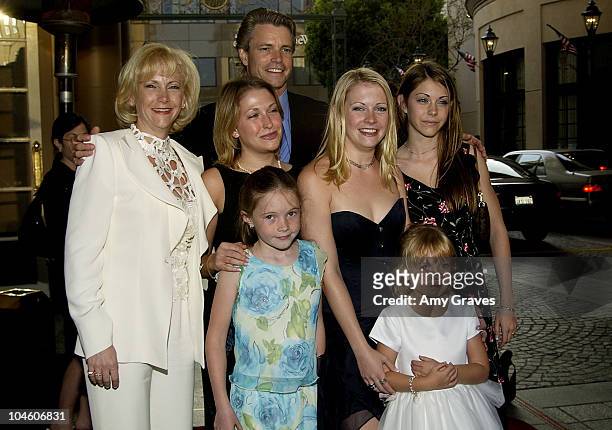 Melissa Joan Hart and family presenting awards during Friends of the Family 6th Annual Families Matter Benefit & Celebration at Regent Beverly...