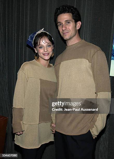 Dana Daurey and Ronnie Marmo during Tiffani Thiessen Hosts MY - TEE Fashion Show and Summer Party at The Lounge in West Hollywood, California, United...