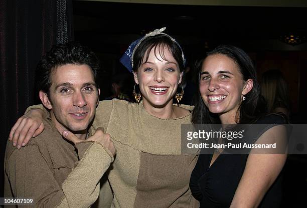 Ronnie Marmo, Dana Daurey and Carolyn Newman during Tiffani Thiessen Hosts MY - TEE Fashion Show and Summer Party at The Lounge in West Hollywood,...
