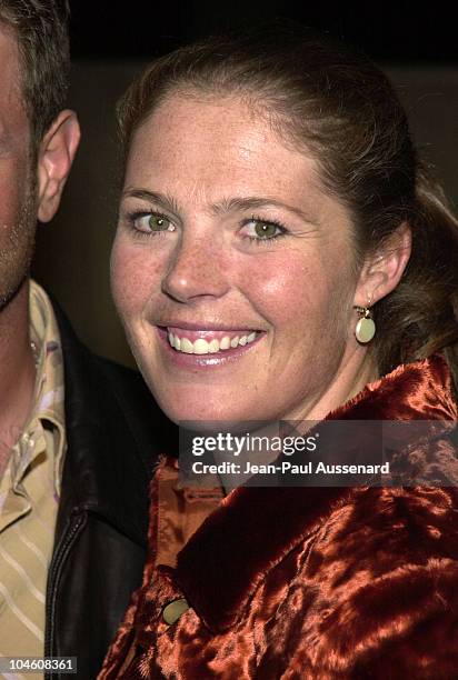 Picabo Street during Vanity Fair & Banana Republic Host "A Night In White" at Private Estate in Los Angeles, California, United States.