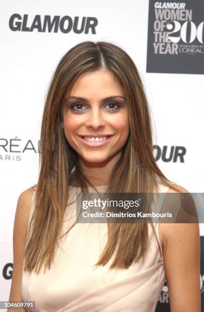 Maria Menounos during 13th Annual Glamour Magazine's Women of the Year Awards - Arrivals at Metropolitan Museum of Art in New York City, New York,...