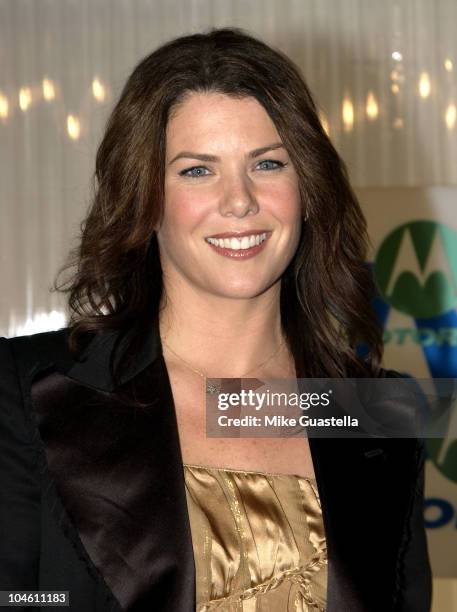 Lauren Graham during Motorola 4th Annual Holiday Party - Arrivals at The Lot in Hollywood, California, United States.