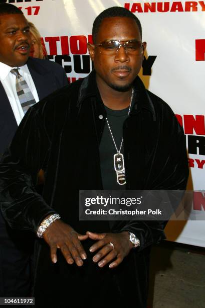 Martin Lawrence during Premiere of National Security at Mann Village in Westwood, CA, United States.